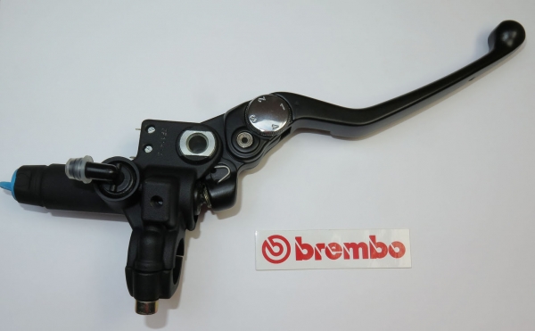 Brembo Handbremspumpe PS 16 ohne Behälter , schwarz mit einstellbaren Hebel